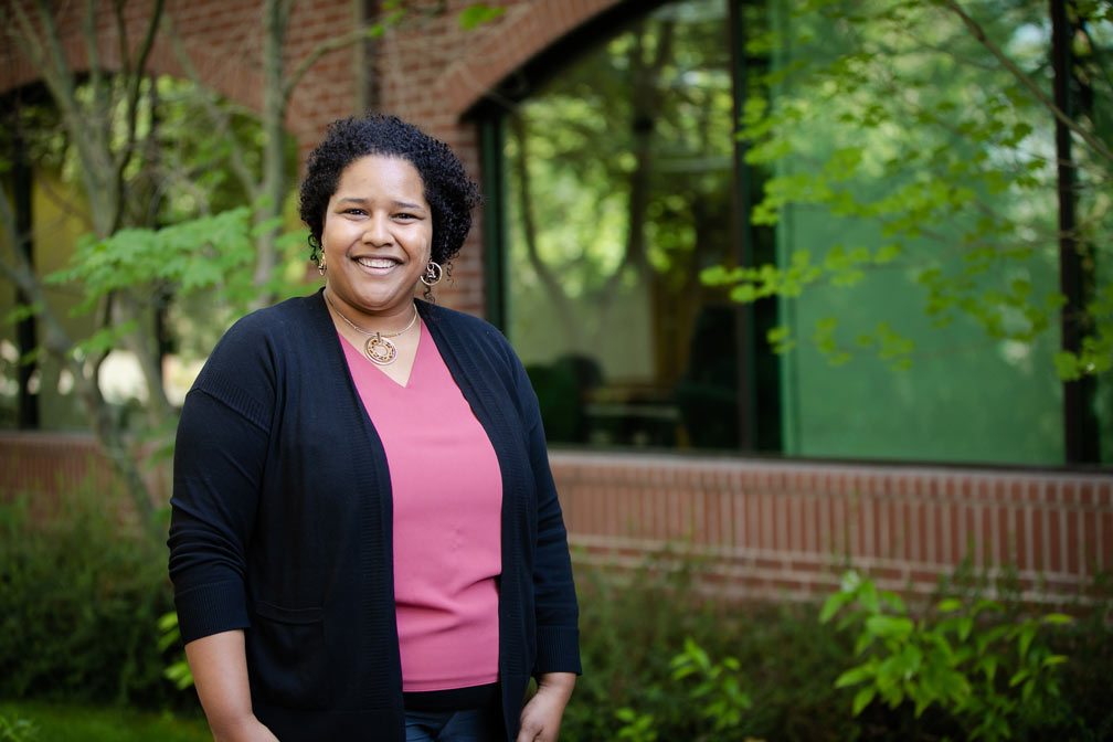 Outdoor photo portrait of Asia Stevens Argraves