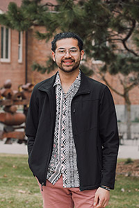 Outdoor photo portrait of Alvaro Campos Ontiveros