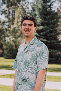 Outdoor photo portrait of Drew Bair