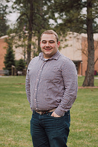 Outdoor photo portrait of Kyle Evers